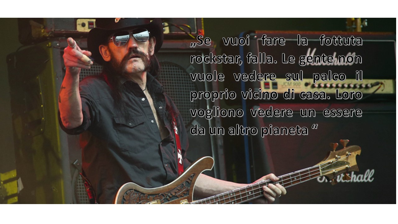 Lemmy frontman dei Motörhead 